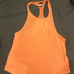 Nike Orange Racerback Tank Top Sleeveless